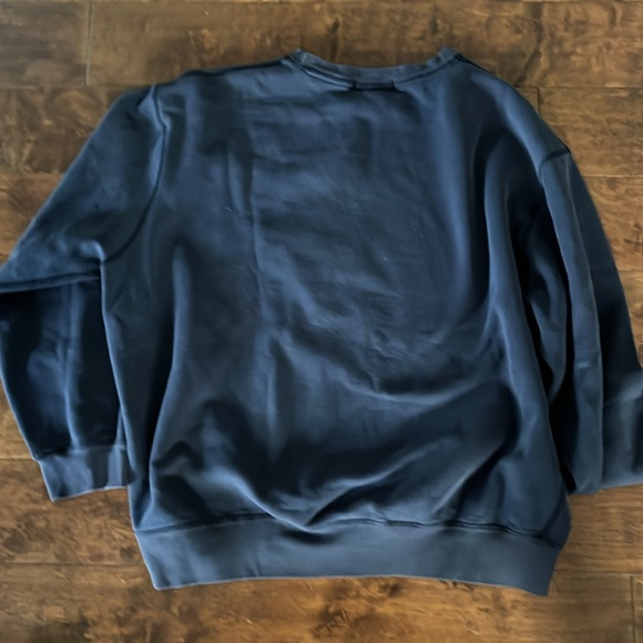Navy Blue Polo Sweatshirt - Picture 3 of 3